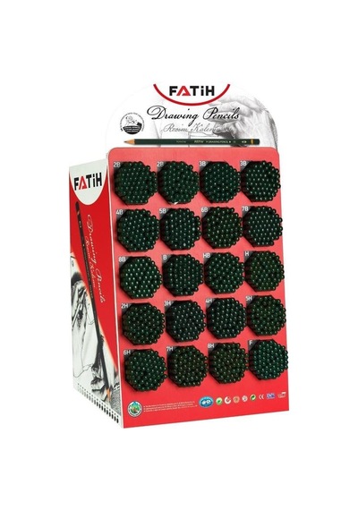 Fatih Dereceli Kurşun Kalem Standı Yeni 6gross Çok Renkli