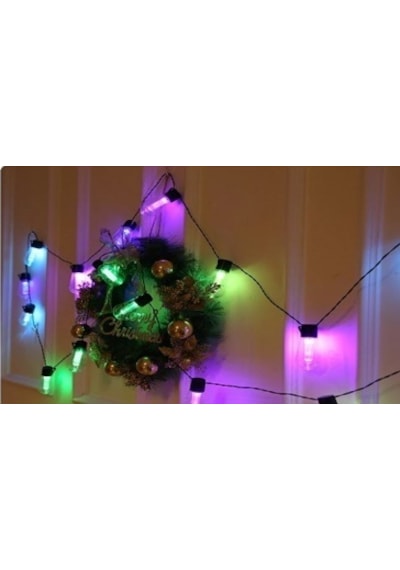 4.5m 10 Led Rgb Solar Lamba