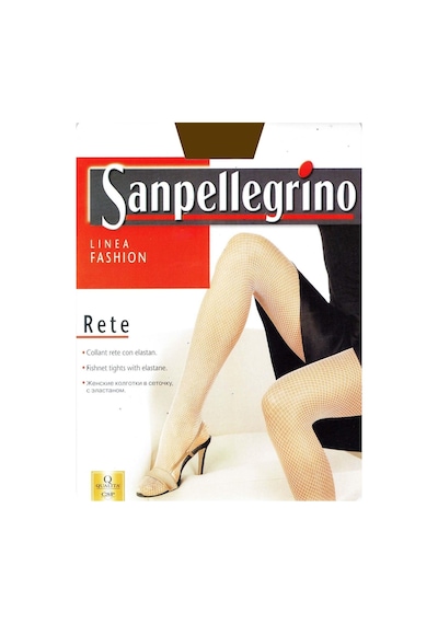 Italian Sanpellegrino İtalian Sanpellegrino Kadın Siyah Kilotlu File Çorap-Siyah