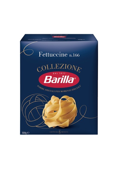 Barilla Fettuccine Makarna 500g - Bronz Kalıp, Mükemmel Sos Tutuş 2'li Ekonomik Paket - 2 Adet Tarı