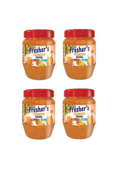 Kent Boringer Fresher's Portakal Aromalı Granül İçecek 300 Gr X 4 Adet 300 G