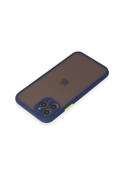 Apple iPhone Uyumlu  11 Pro Kılıf Montreal Silikon Kapak -  Lacivert