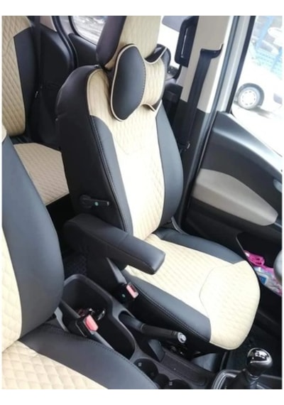 Ford Tourneo Courier Araca Özel Deri Oto Koltuk Kılıfı (500673525)