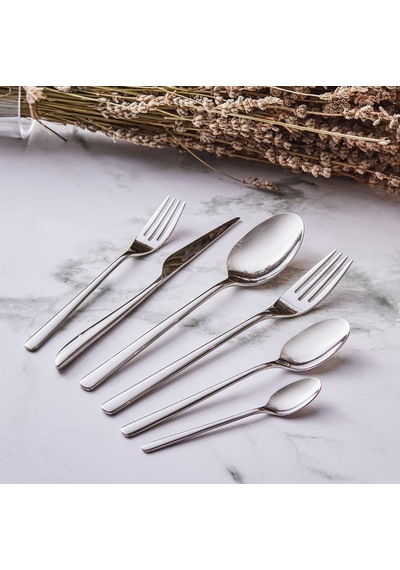Emsan Elegance Bello 84 Parça Çatal Kaşık Bıçak Takımı Gümüş