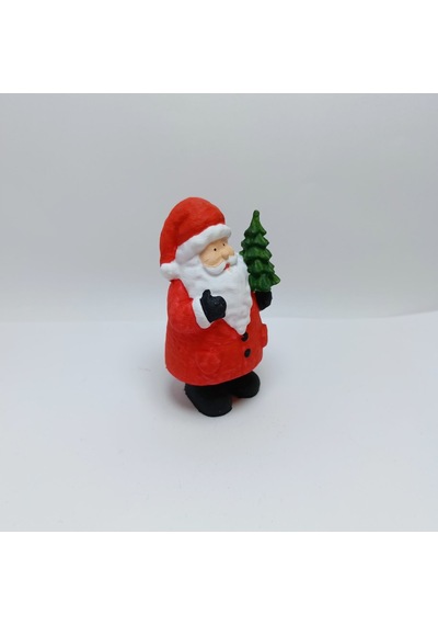 Çam Ağaçlı Noel Baba - Teraryum Malzemesi