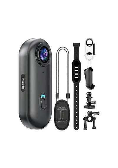 Ers Mini Wıfı Aksiyon Kamerası 1080p Taşınabilir Vücut Kamerası Giyilebilir Video Kaydedici Ipx7 Su Geçirmez Çok Renkli