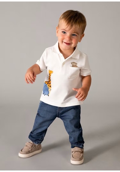 Mayoral Erkek Bebek Denim Pantolon 1520 Mavi