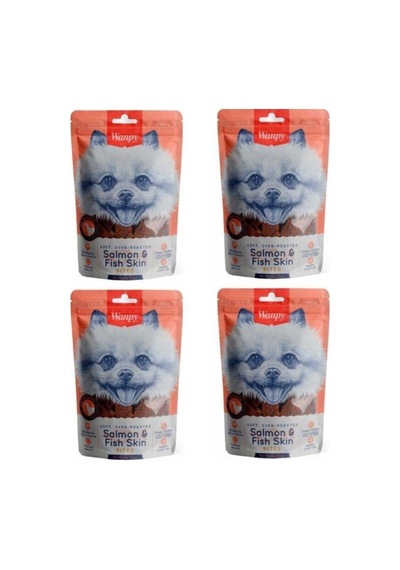 Wanpy Somon Dilimleri Köpek Ödülü 100 Gr X 4