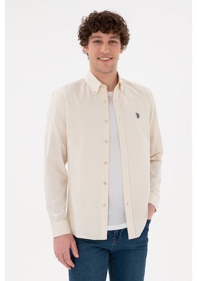U.s. Polo Assn. Erkek Taş Gömlek Basic 50306338-vr049 Tas Taş U.s. Polo Assn. Erkek Taş Gömlek Basic 50306338-vr049 Tas Taş