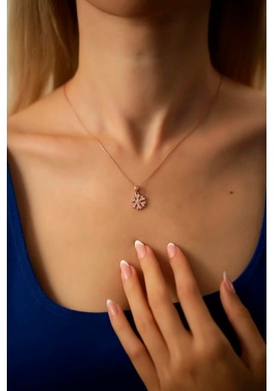 Kişiye Özel Renk Değiştiren Led Işıklı Satürn Kız Küre Lamba Kristal Top Ve Kar Tanesi Kolye