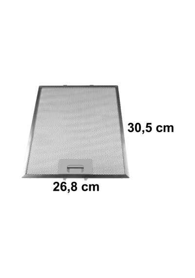 Arçelik Beko Uyumlu Ankastre Davlumbaz Aspiratör Yağ Filtre 26,8 X 30,5