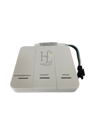 12-24 Volt Tek Renk Pixel Şerit Led Kontrol Anahtarlı Duvar Tipi Kontrol Cihazı