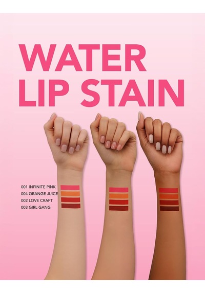 Lexroo Water Lip Stain Su Bazlı & Kalıcı Dudak Renklendiricisi Belirtilmemiş