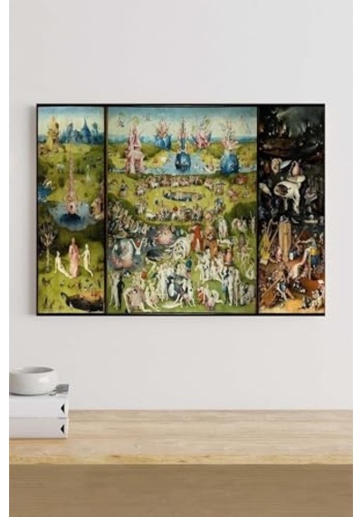 Dünyevi Zevkler - Hieronymus Sanatsal Kanvas Tablo 30 X 40