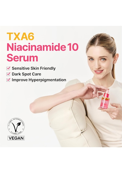 Txa 6 Niacinamide 10 Retinal Serum Leke Karşıtı Aydınlatıcı Yaşlanma Karşıtı Serum 30 Ml