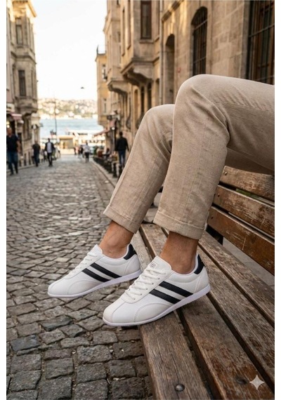 M.p 261-6576 Mr Erkek Spor Ayakkabı Beyaz Lacivert