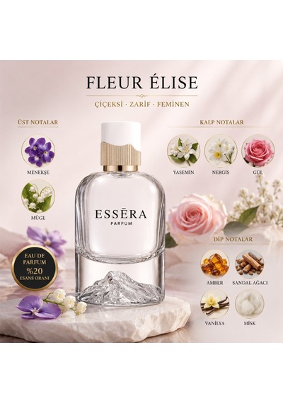 Essera Parfüm Fleur Élise Kadın Parfüm EDP 50 ML