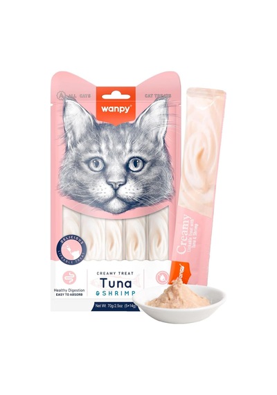 Ton Balığı&karides 5x14 Gr Likit Kedi Ödülü
