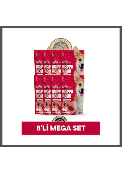 Reflex Plus Happy Hour Love Edition Köpek Ödül Maması Seti 8x60 Gr Nxrlvng