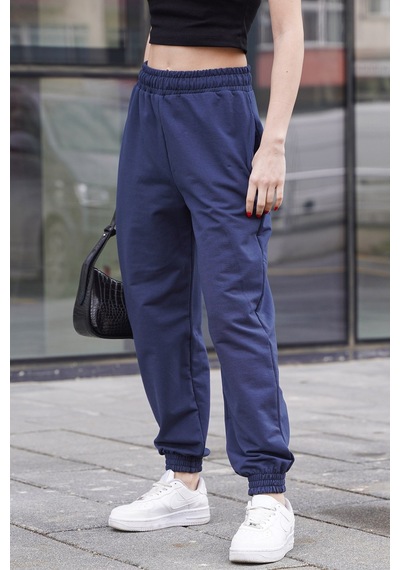 Madmext Lacivert Comfort Fit Basic Eşofman Altı Mg1635-lacivert Lacivert