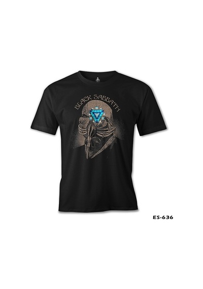 Black Sabbath Arc Reactor Baskılı Sİyah Erkek Tshirt 001