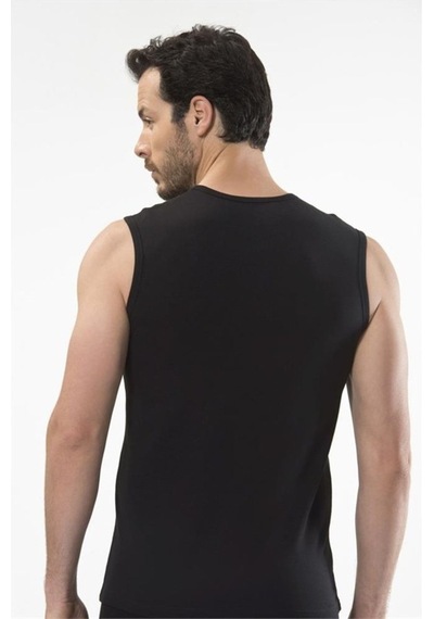 Cacharel 1303 Spor Erkek Bisiklet Yaka - Siyah