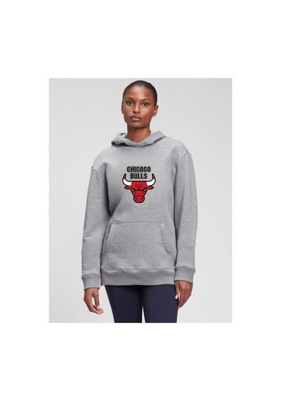 Blackjack Giyim Unisex Kapşonlu Sweatshirt Gri-kpsnfkooo-20035