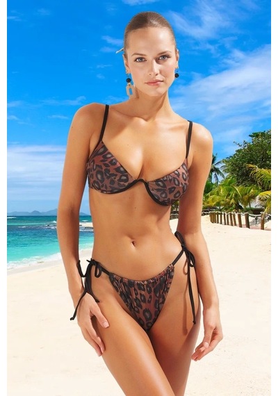 Ersefa Tasarım Bikini Takımı Plaj Ve Havuz İçin Uv Korumalı Premium Kali Çok Renkli