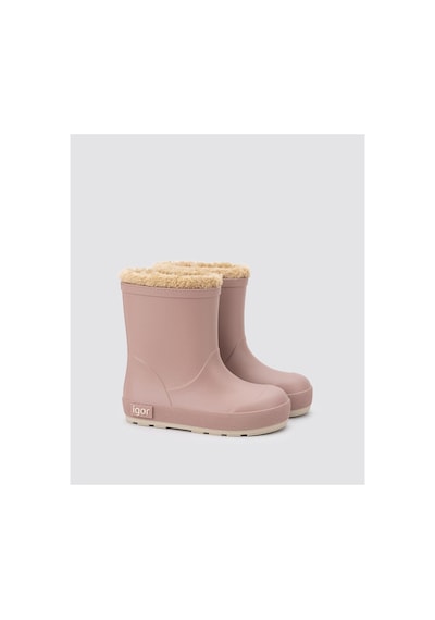 Igor İgor W10314 Çocuk İçi Kürklü Yağmur Çizmesi Pembe
