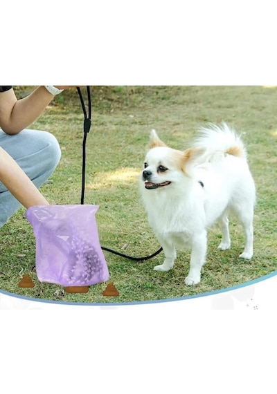 Köpek Kaka Poşeti Seti, Dayanıklı Atık Torbaları, Çevre Dostu Pet Tuvalet Çözümü 12 Rulo 180 T