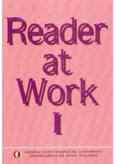 Reader At Work 1 Odtü - Akademik Kitaplar Komisyon
