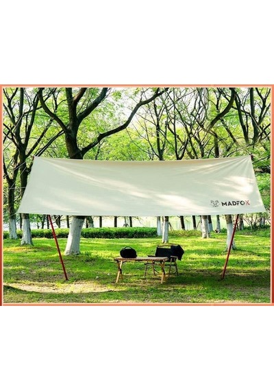 Madfox Oem 4 3 M Güneş Ve Rüzgar Korumalı Tarp Bej