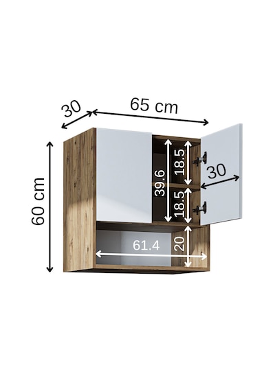 Çamaşır-kurutma Makinesi Dolabı Kapaklı Üst Dolabı Banyo Dolap Atlantik Çam - Beyaz Çamaşır-kurutma Makinesi Dolabı Kapaklı Üst Dolabı Banyo Dolap Atlantik Çam - Beyaz