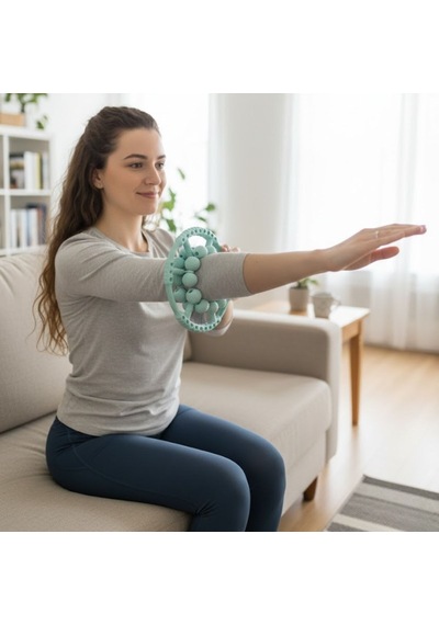 Hepsiuygunn 20 Tekerlekli Ayarlanabilir Bacak Ve Kol Masaj Aleti - 360 Tam Daire Derin Doku Kas Ve Lenfatik Masaj Silindiri Çok Renkli