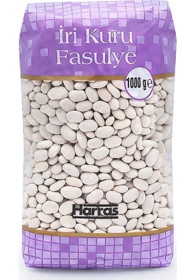 Harras İri Kuru Fasulye 1 Kg Kuru Bakliyat