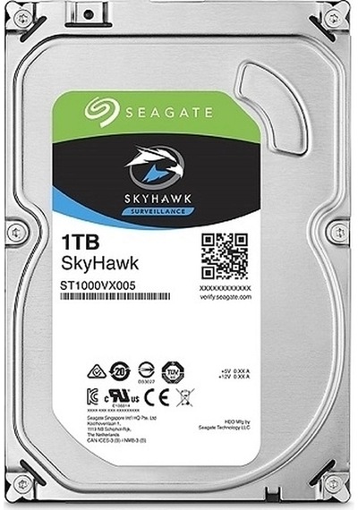 Seagate Skyhawk, St1000vx005, 3.5&quot , 1tb, 64mb, 5900rpm, Güvenlik, Hdd