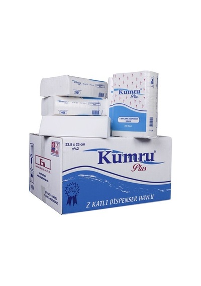 Kumru Plus Z Havlu 23X23 Cm - 12X200 Adet - 23 Gr