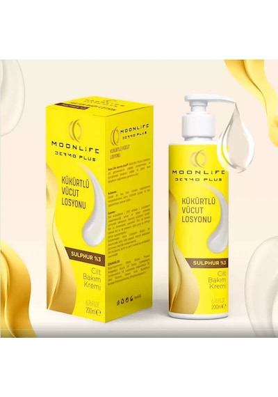 Moon Life Dermo Plus Kükürt Sülfür Vücut Losyonu 200 Ml