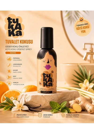 Tuvalet Kokusu, Gider Koku Önleyici, Kötü Koku Giderici Sprey 150 Ml Exotic