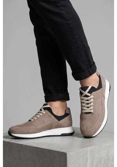 Papuçcity Pisagor 5736 Erkek Hakiki Deri Sneakers Spor Ayakkabı Kum Papuçcity Pisagor 5736 Erkek Hakiki Deri Sneakers Spor Ayakkabı Kum