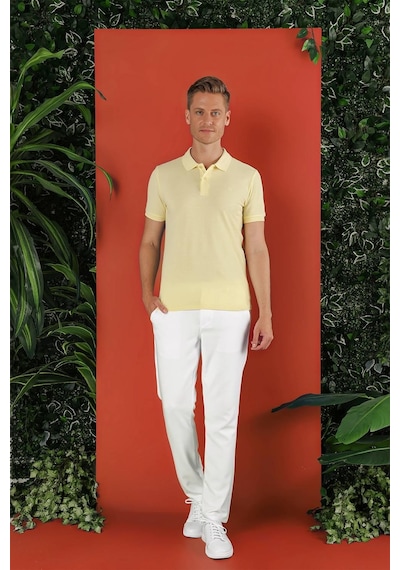 Efor Ts 845 Sarı Spor T-shirt Sarı