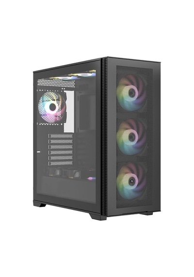 Bigmesh Atx Bilgisayar Kasası, 4x120mm Rgb Fan, Siyah, Temperli Cam Panel, Oyuncu Pc Kasası