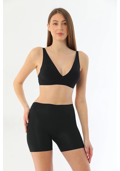 L'ombre Siyah Mı 2703 Lazer Kesim İz Yapmaz Hayalet Boxer