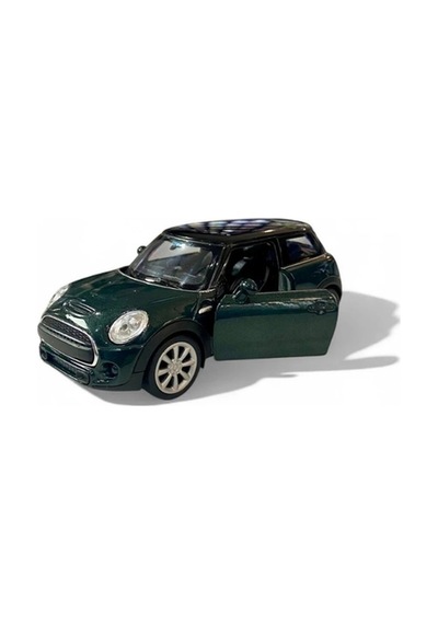 Cooper Diecast Metal Oyuncak Araba 11 Cm Çek Bırak Yeşil Çok Renkli