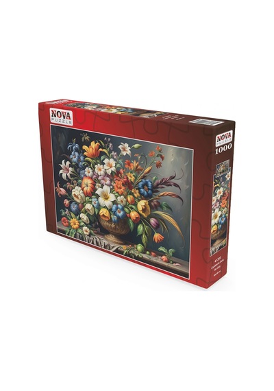 Nova Puzzle 1000 Parça Çiçeklerle Dolu Bir Düş Natürmort Puzzle - 41203