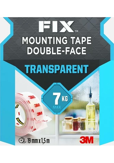 Şeffaf Montaj Bandı 19mm X 1,5m