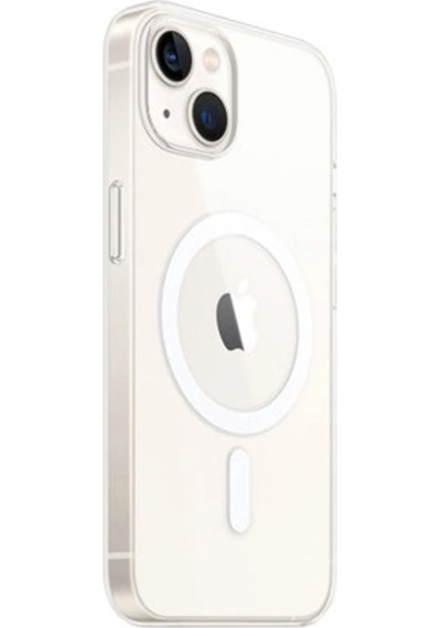 Newface - 286 - iPhone Uyumlu 14 Kılıf Magneticsafe Şeffaf Silikon - Novapazr - - Şeffaf