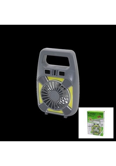 Usb Şarjlı 2in1 Mini Fan Ve Fener 10w - 2 Kademe, Su Geçirmez, Taşınabilir