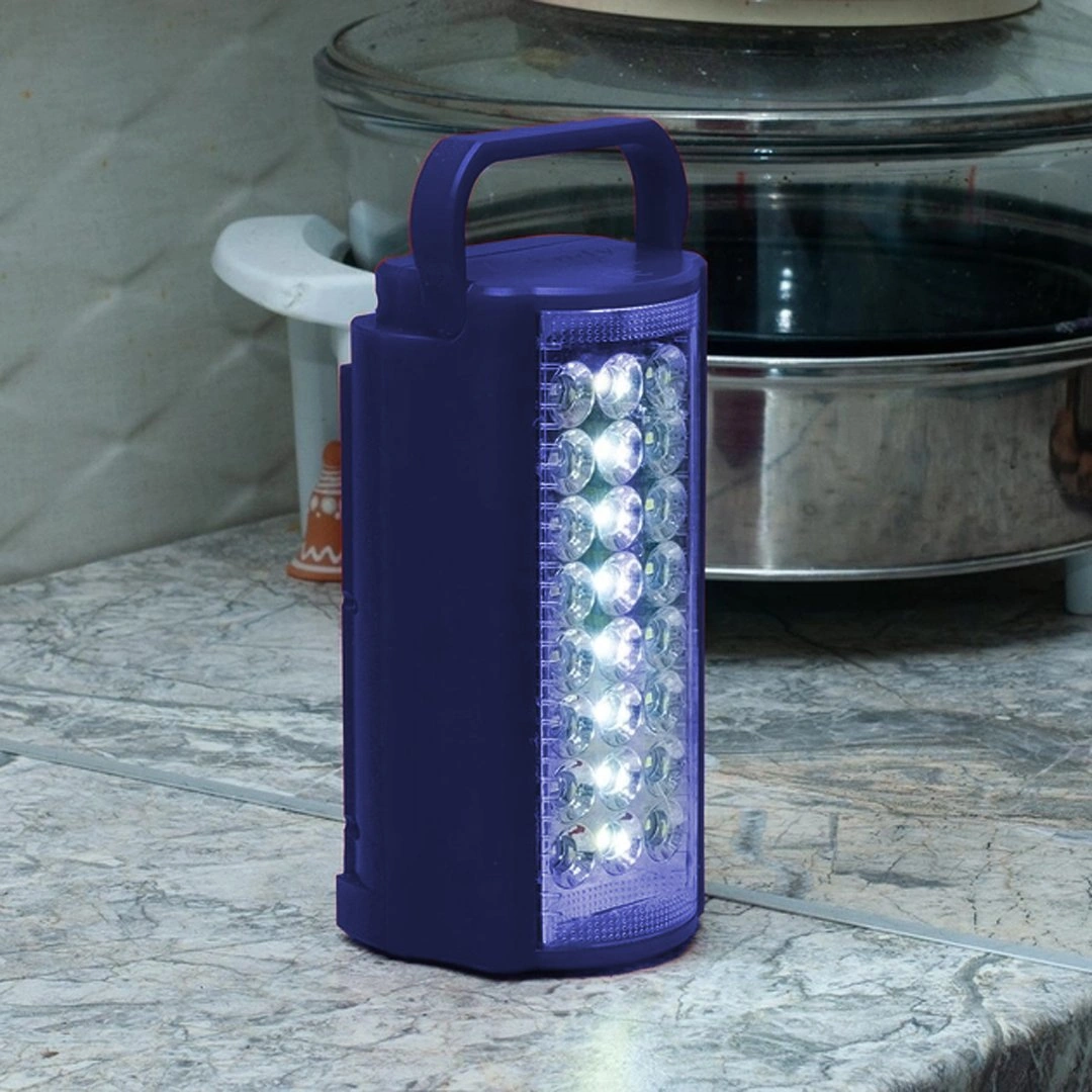 Powermaster Pm-21980 24 Ledli Şarjlı Işıldak Kırmızı - Siyah