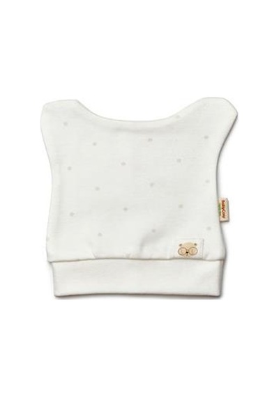 BabyCosy Bebek 3'lü Şapka %100 Organik Pamuk Yenidoğan Serisi - Csy8127 Ekru